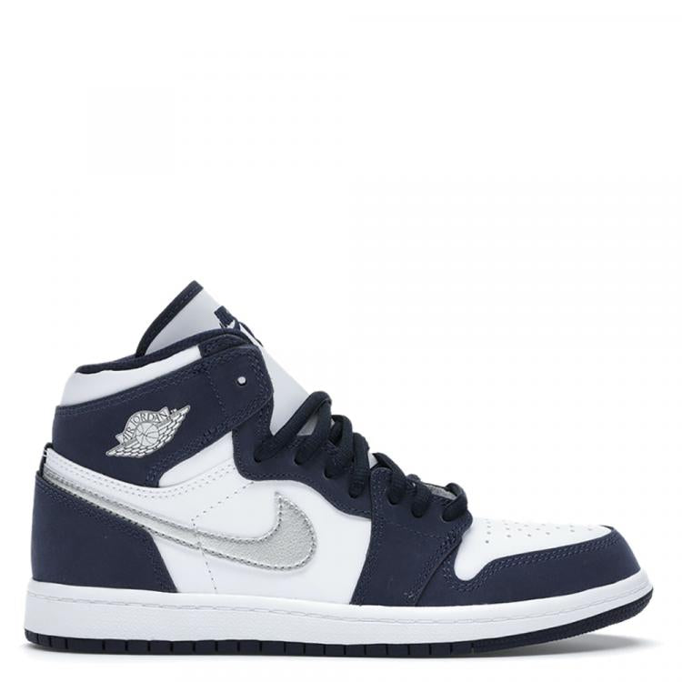 Nike Jordan 1 Retro High Japan Midnight Navy Sneakers Size EU 37.5