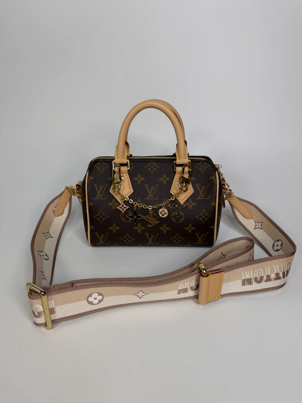 LOUIS VUITTON SPEEDY 20 IN MONOGRAM CANVAS WITH GOLD HARDWARE
