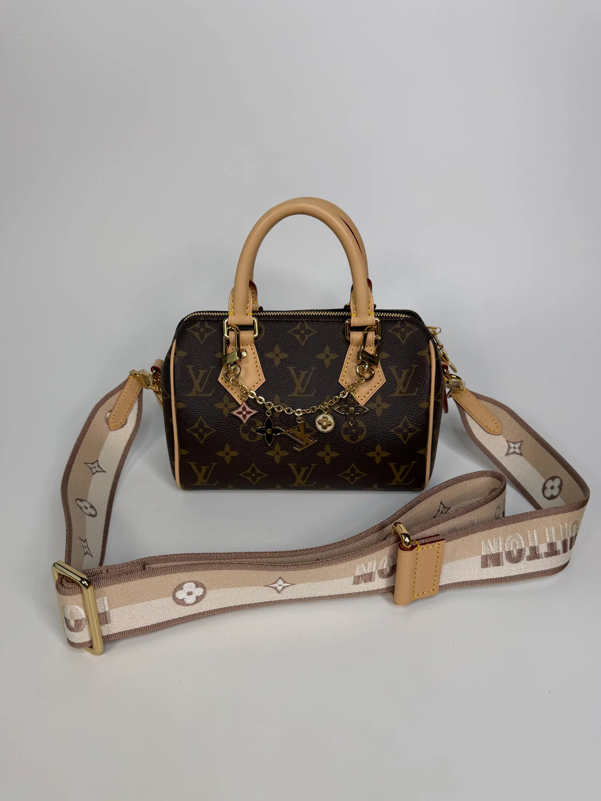 LOUIS VUITTON SPEEDY 20 IN MONOGRAM CANVAS WITH GOLD HARDWARE