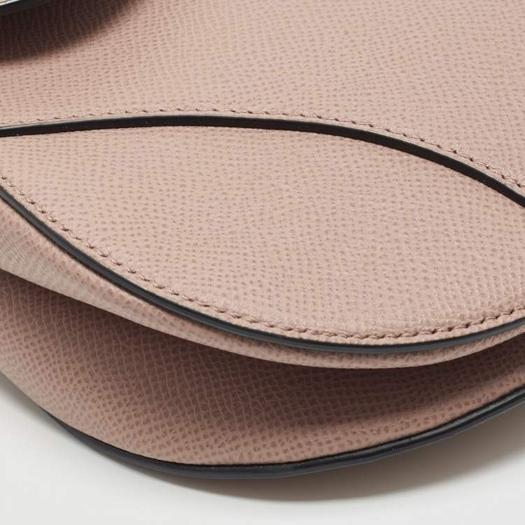 Dior Saddle Dusty Pink Leather Shoulder Bag