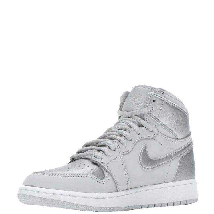 Nike Jordan 1 Retro High CO Japan Neutral Grey Sneakers Size EU 37.5