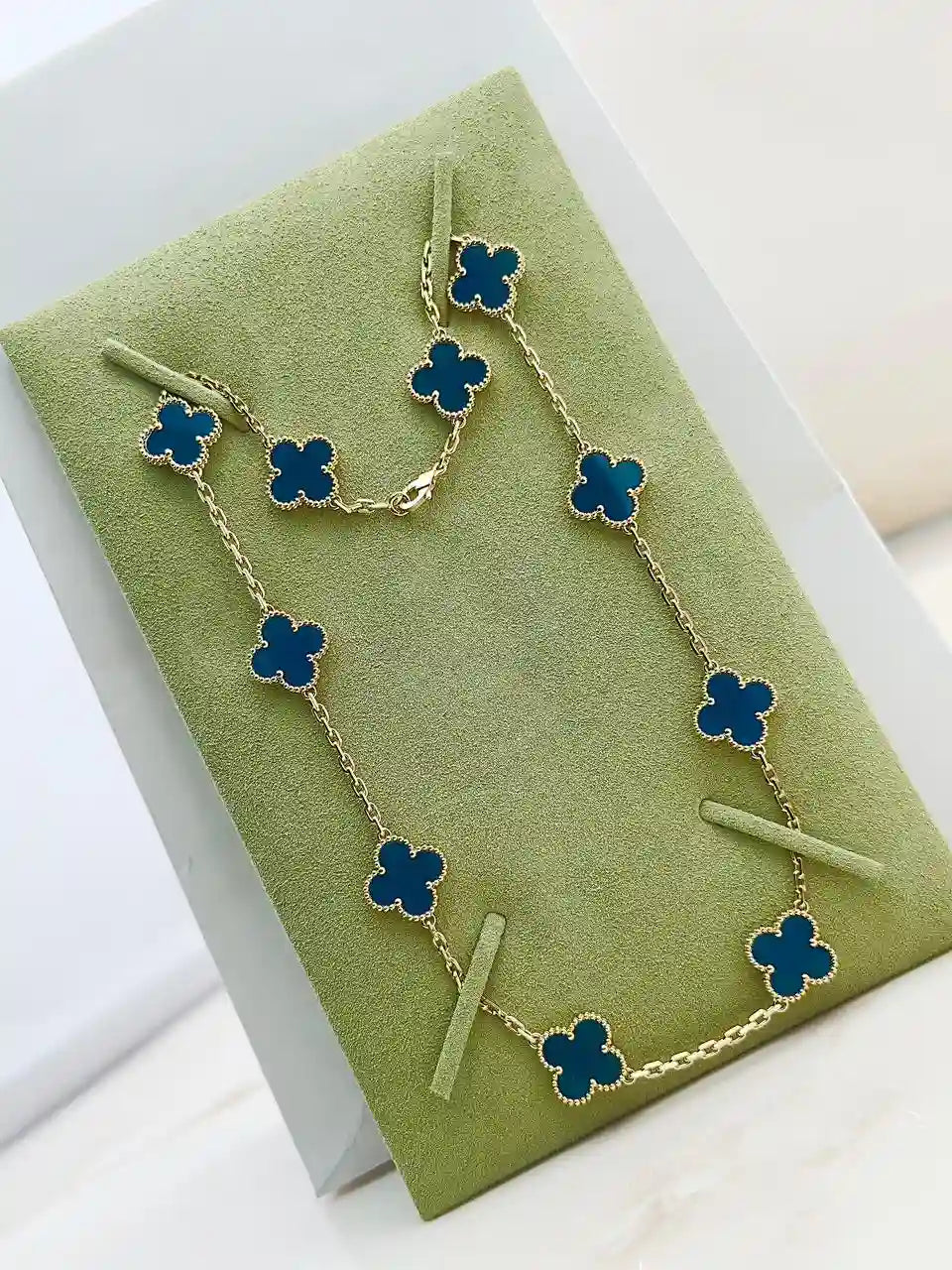 Van Cleef And Arpels Vintage Alhambra Necklace 10 Motifs