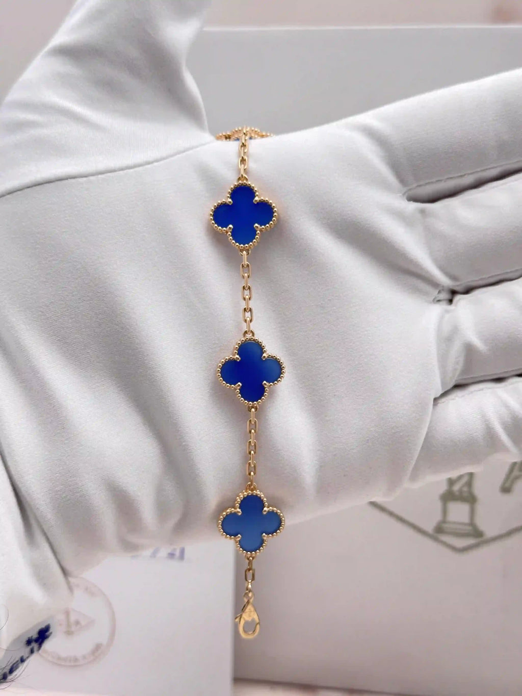 Van Cleef And Arpels Vintage Alhambra Bracelet 5 Motifs