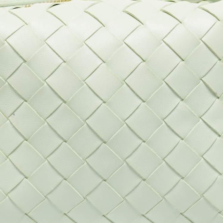 Bottega Veneta Wallace Mini Glacier Green Intrecciato Leather Hobo