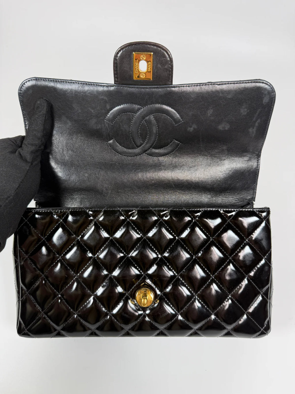 CHANEL VINTAGE KELLY TOP HANDLE BAG