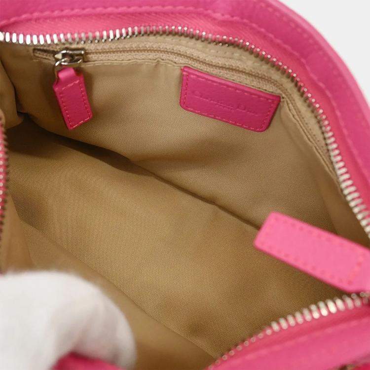 Christian Dior Beige Pink Street Chic Trotter Handbag