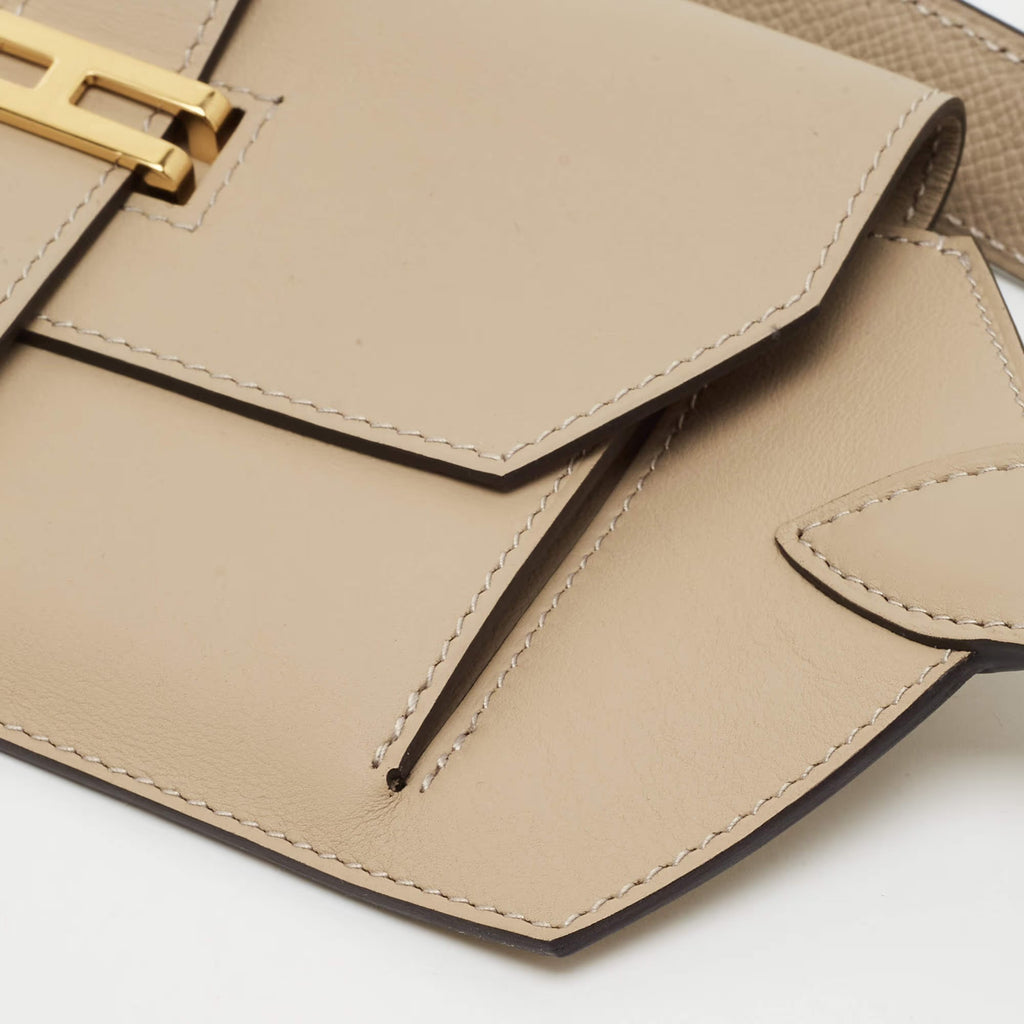 Hermes Elan Pocket 24 Trench Swift Leather Belt Bag