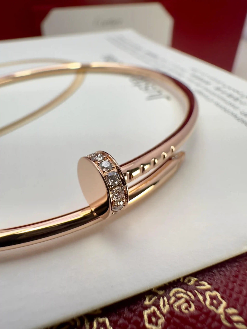 Cartier Juste Un Clou Diamonds Bracelet Size 19