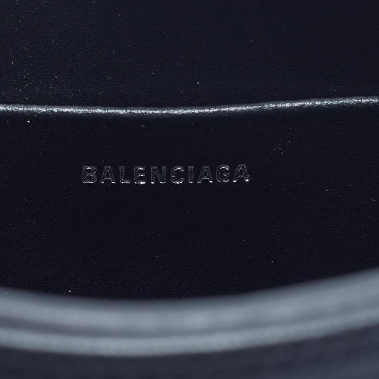 Balenciaga Everyday Small Black Leather Camera Crossbody Bag