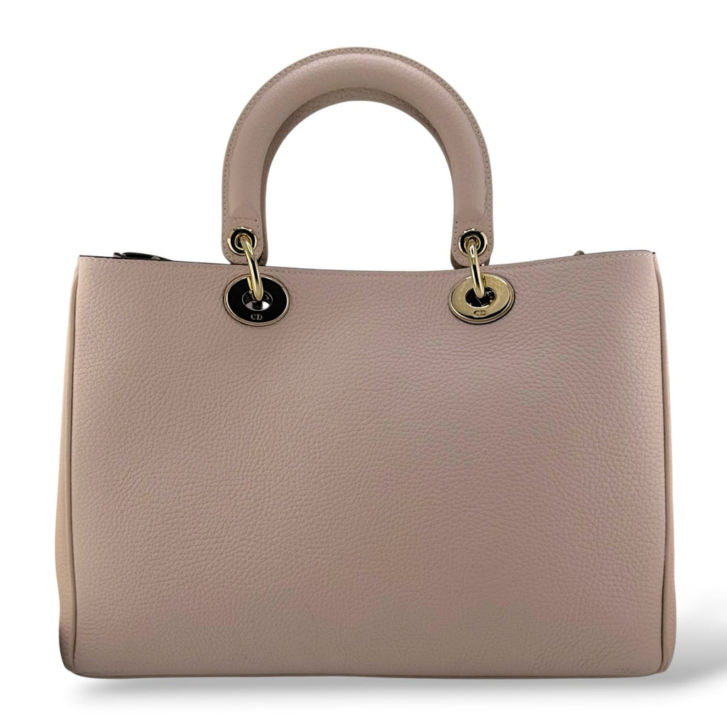 Christian Dior Diorissimo Light Pink Calfskin Tote Bag
