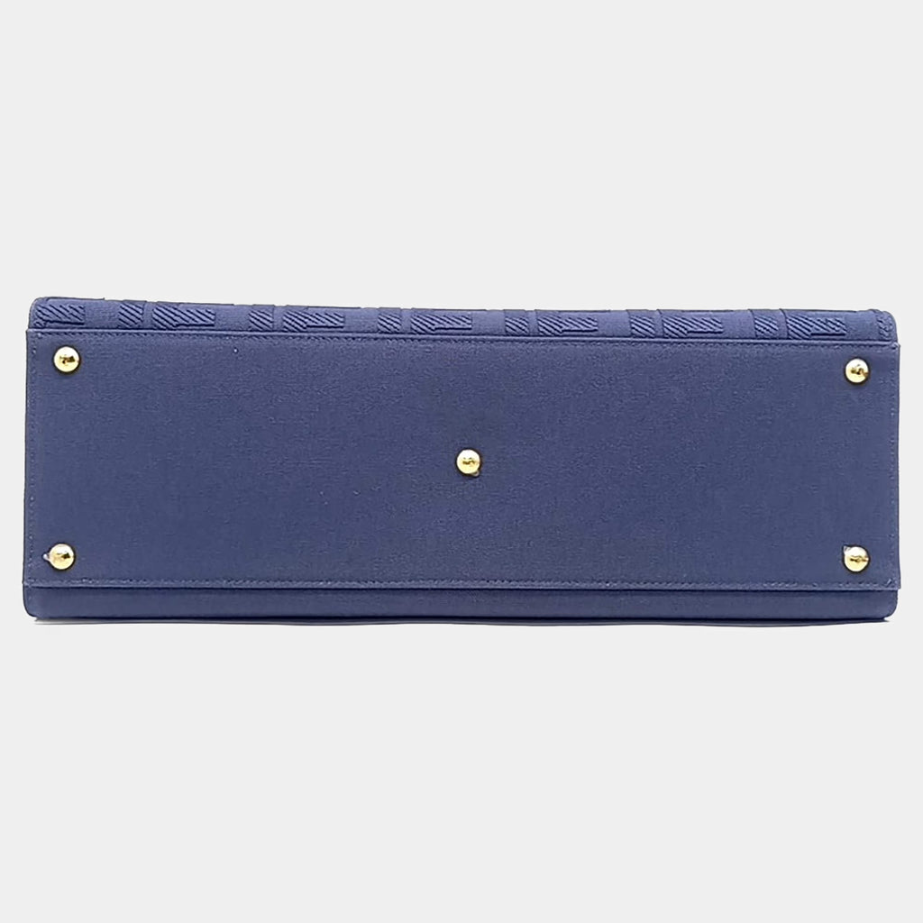 Fendi Leather Blue Peekaboo X Medium