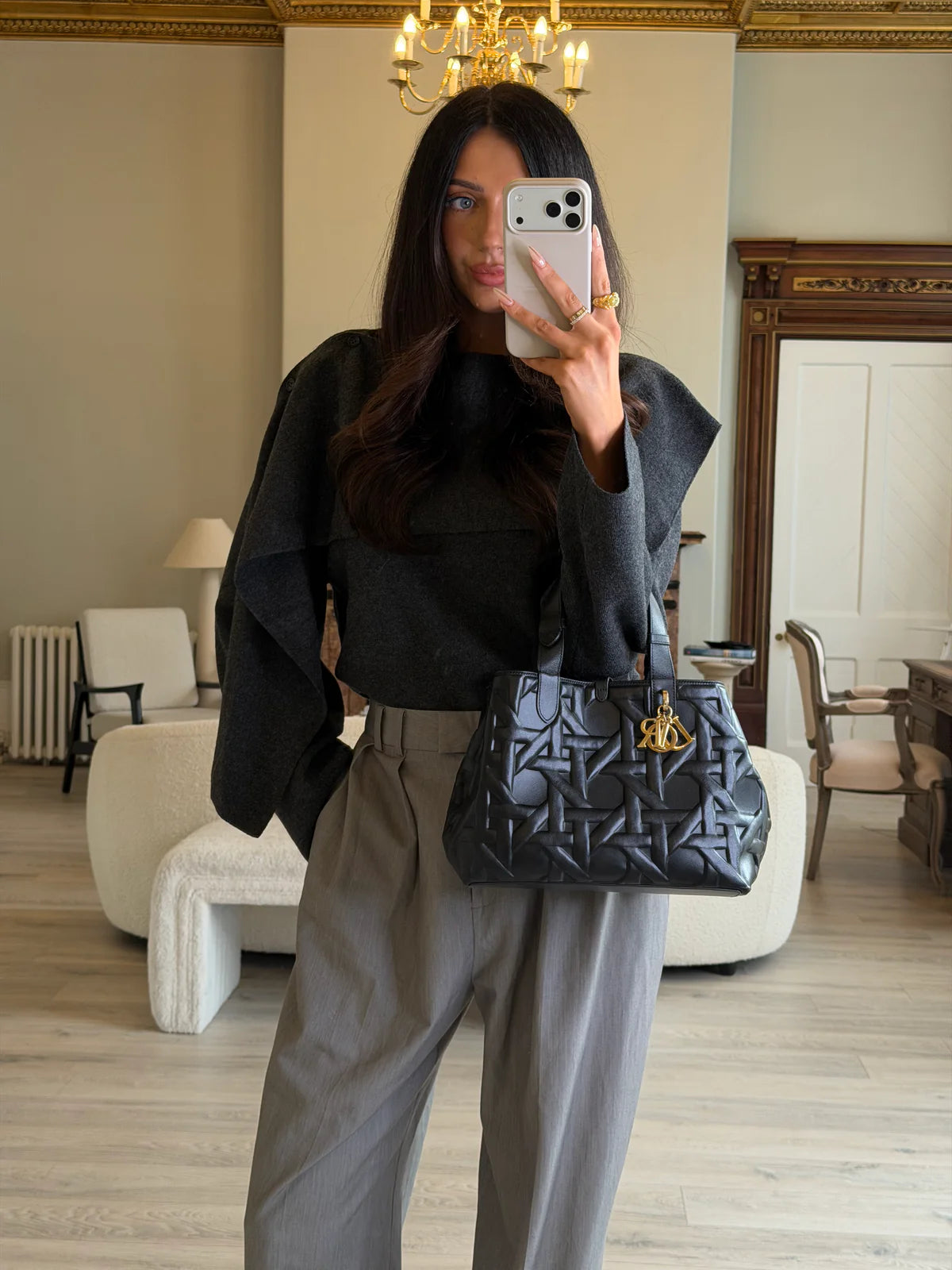CHRISTIAN DIOR MEDIUM DIOR TOUJOURS BAG