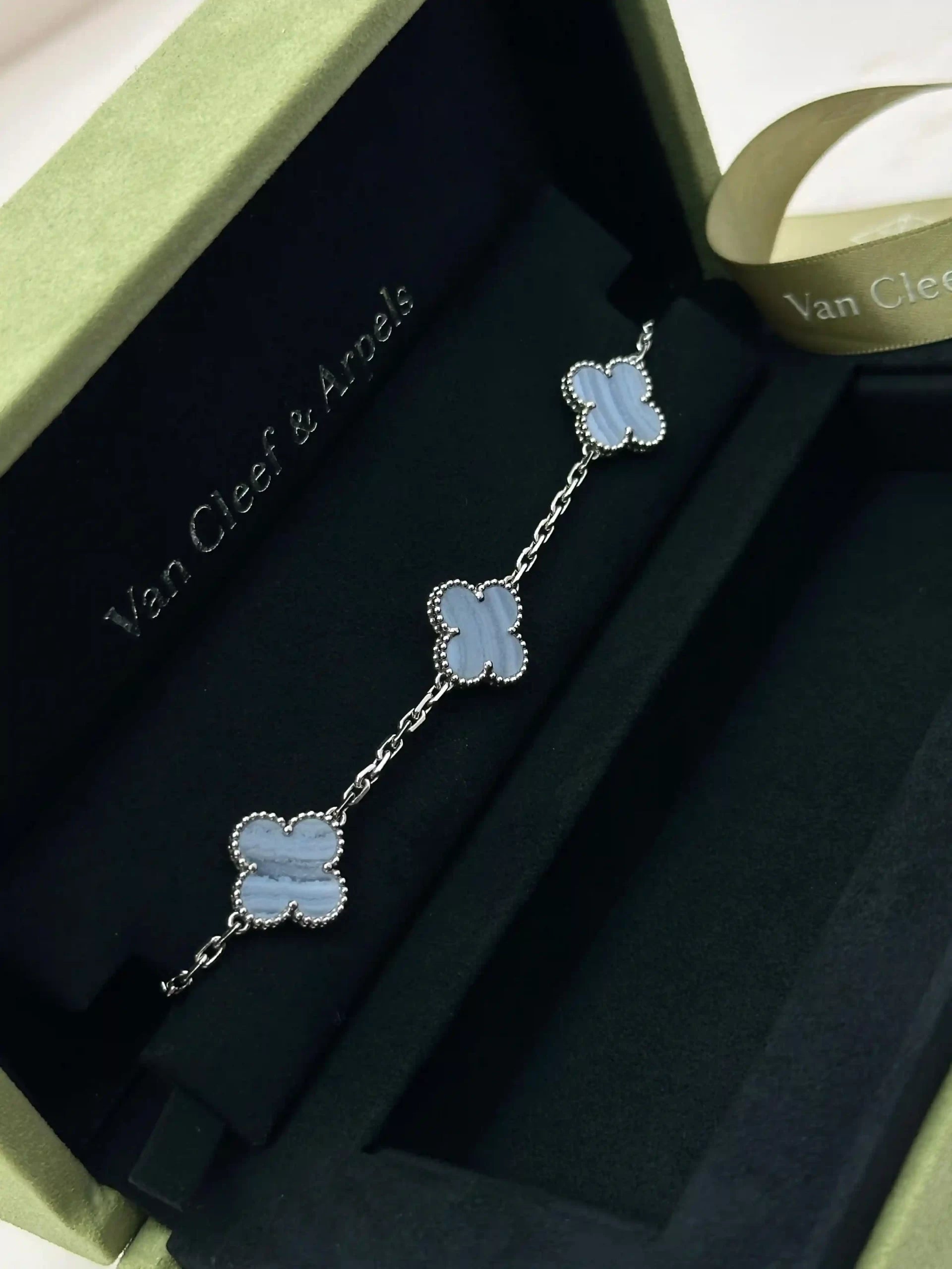 Van Cleef And Arpels Vintage Alhambra Bracelet 5 Motifs