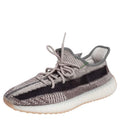 Yeezy x Adidas Grey/Brown Knit Fabric Boost 350 V2 Zyon Sneakers Size 43 1/3