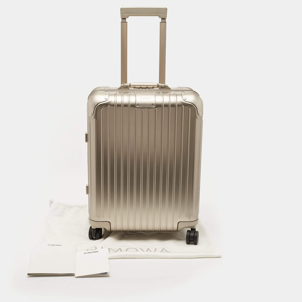 Rimowa Original Cabin Plus Titanium Aluminium Suitcase