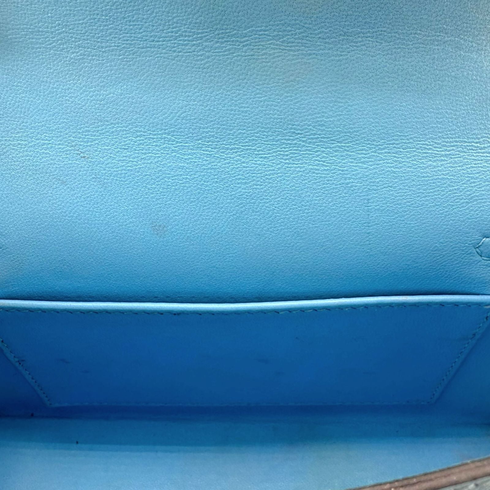 Hermes Mini Kelly Bleu Celeste Epsom PHW