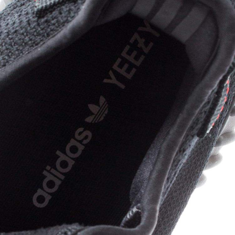 Adidas Yeezy Boost 350 V2 Black Red Sneakers Size EU 36 2/3 US 4.5