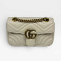 GUCCI GG SMALL MARMONT MATELASSE SHOULDER BAG