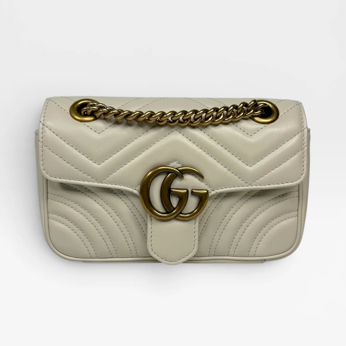 GUCCI GG SMALL MARMONT MATELASSE SHOULDER BAG