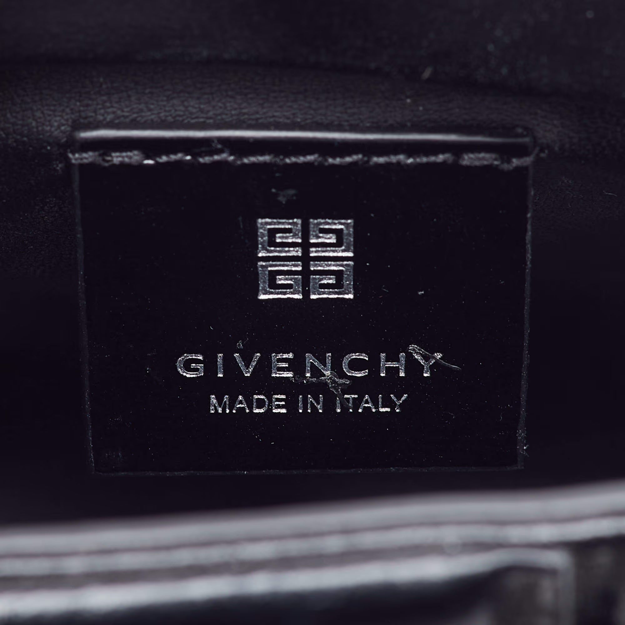 Givenchy Antigona Micro Black Leather Crossbody Bag