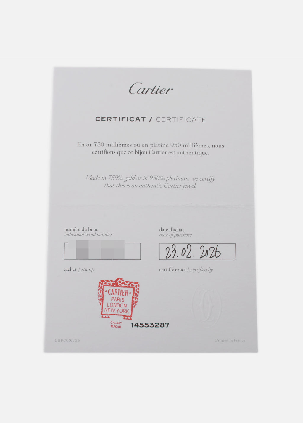 CARTIER Love Bracelet Full Pave Diamond In 18K White Gold Size 16