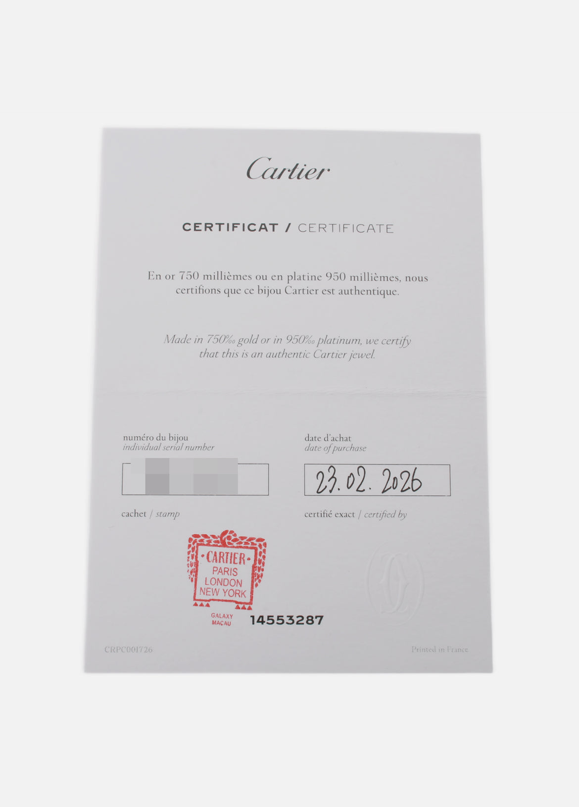 CARTIER Love Bracelet Full Pave Diamond In 18K White Gold Size 16