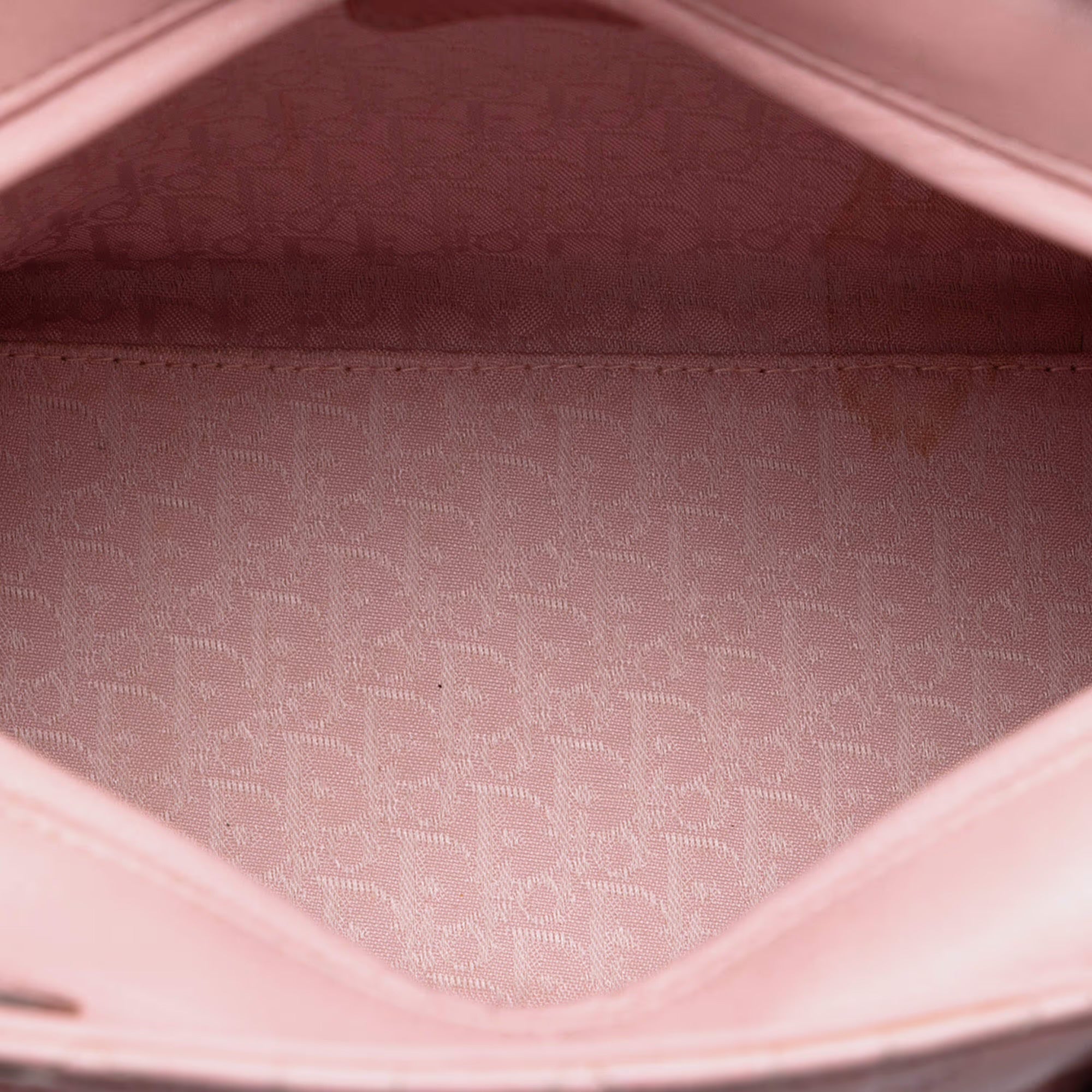 Dior Pink Medium Lambskin Cannage Lady Dior