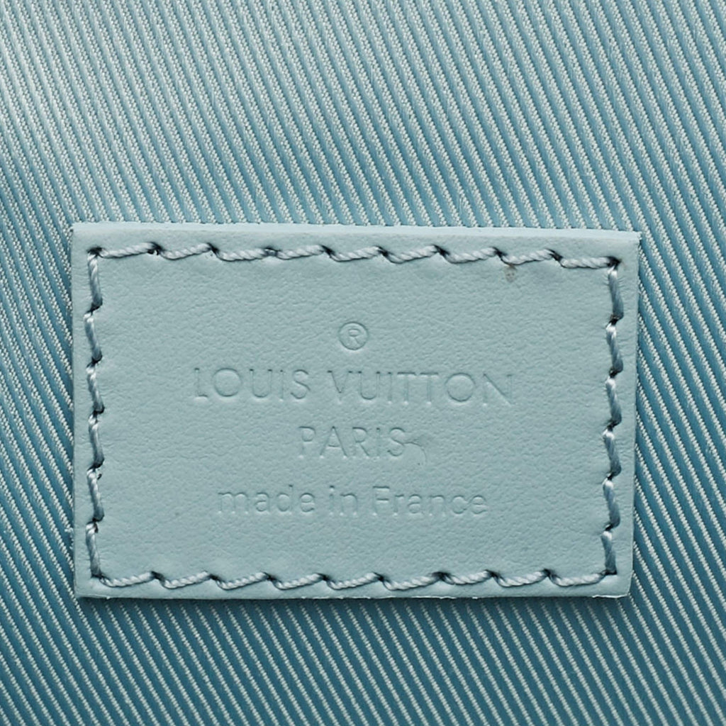 Louis Vuitton Fastline Blue Aerogram Leather Wearable Wallet