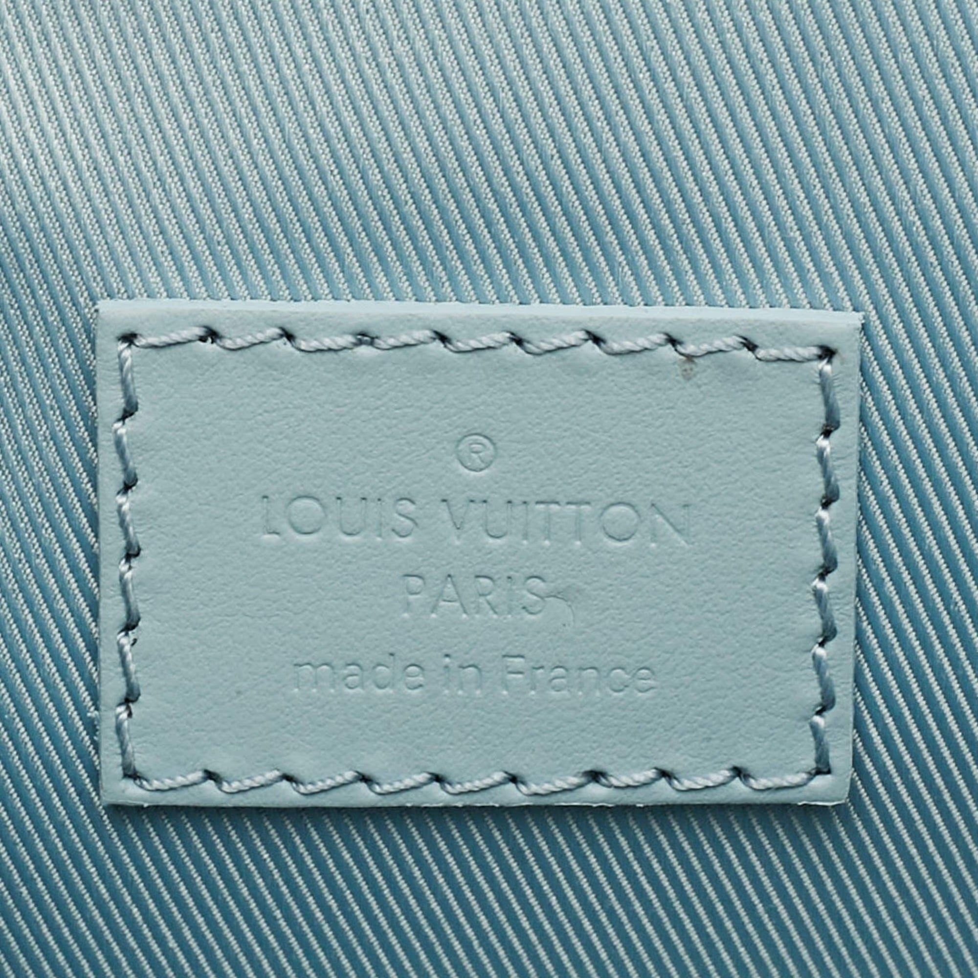 Louis Vuitton Fastline Blue Aerogram Leather Wearable Wallet
