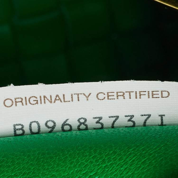 Bottega Veneta Padded Jodie Mini Green Intrecciato Leather Hobo