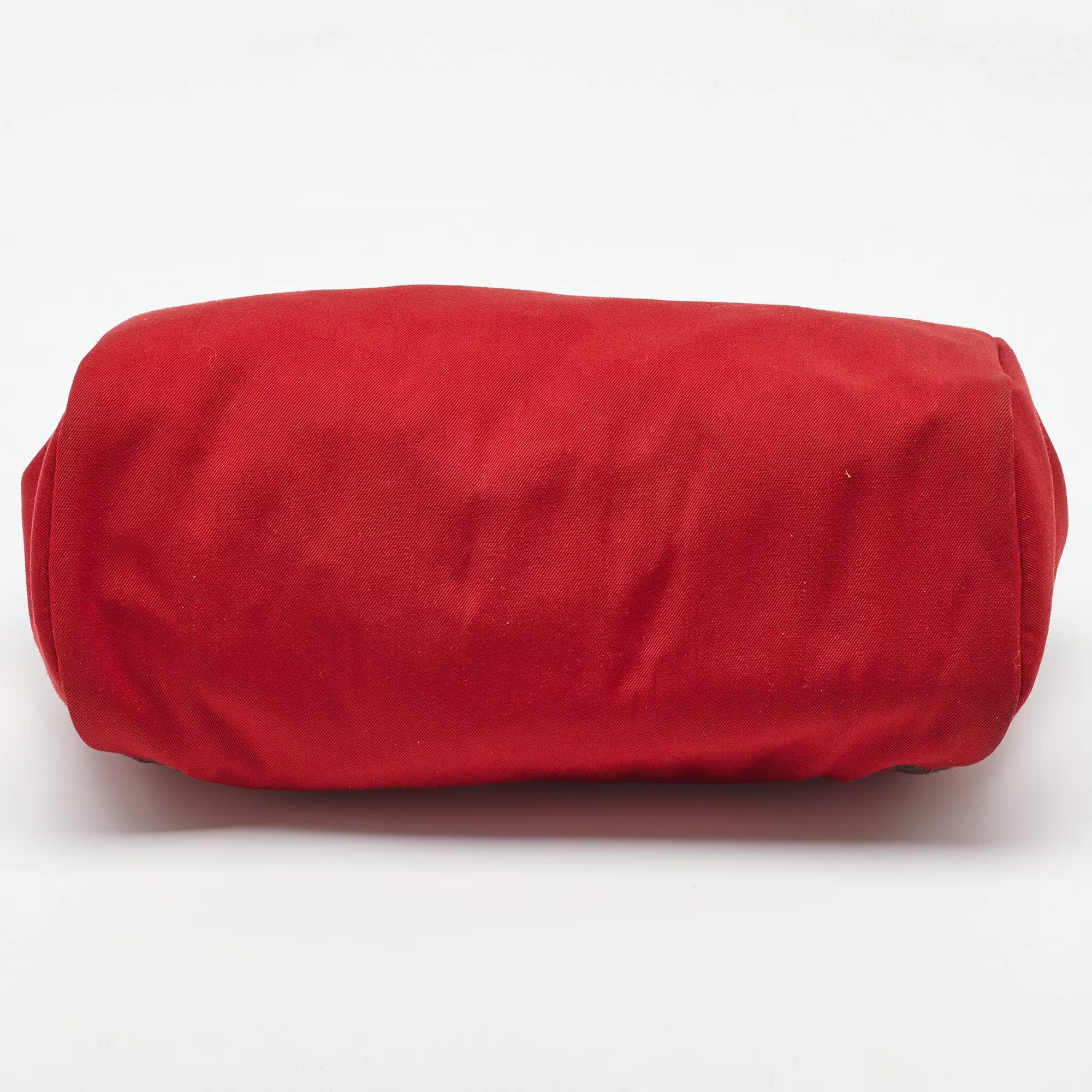 Hermes Brick Red/Moka Toile Canvas and Vache Hunter Herbag 31 Bag