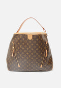 LOUIS VUITTON 2010 Monogram Delightful GM Shoulder Bag Brown