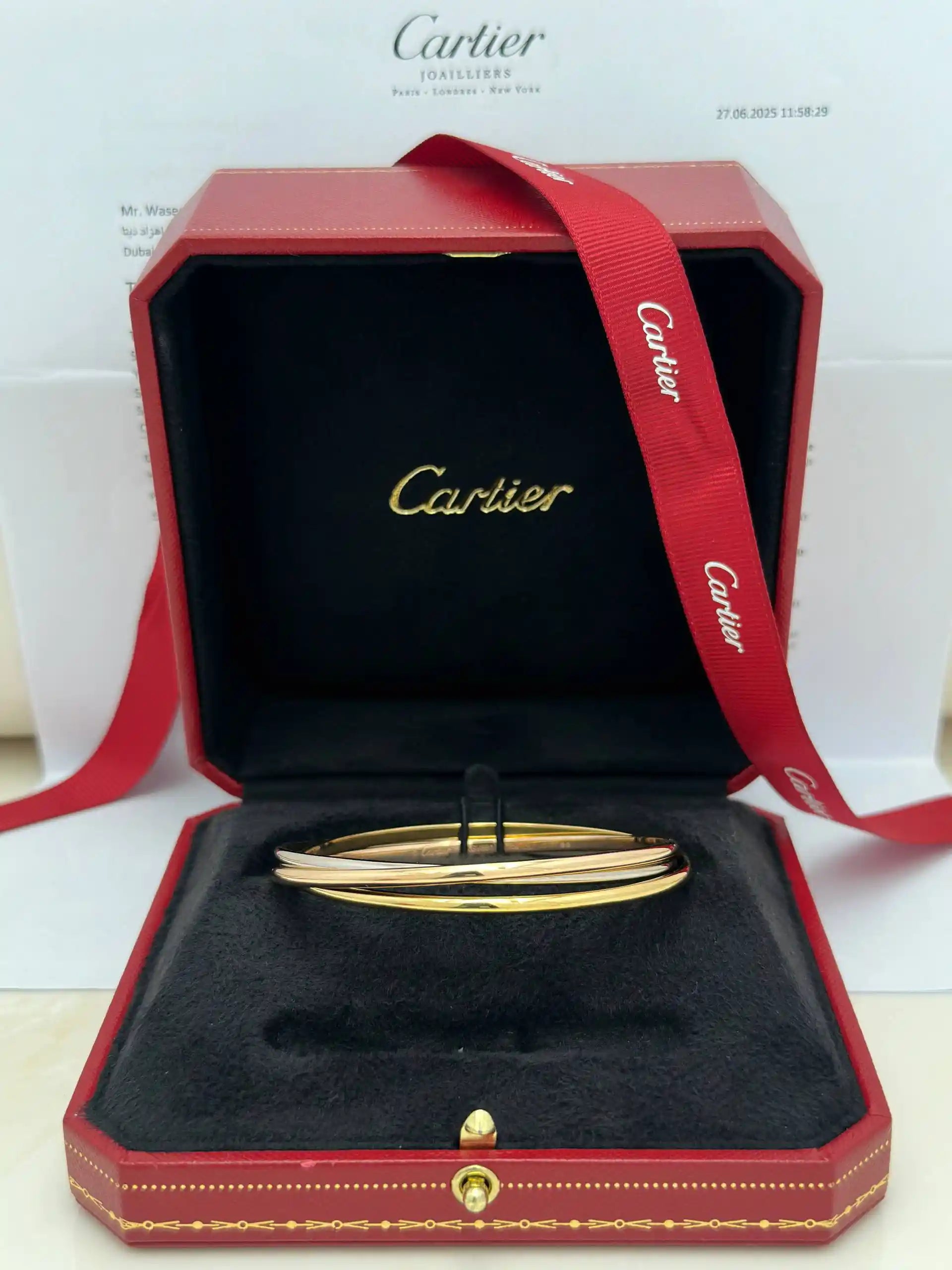 Cartier Trinity Bracelet Size 18