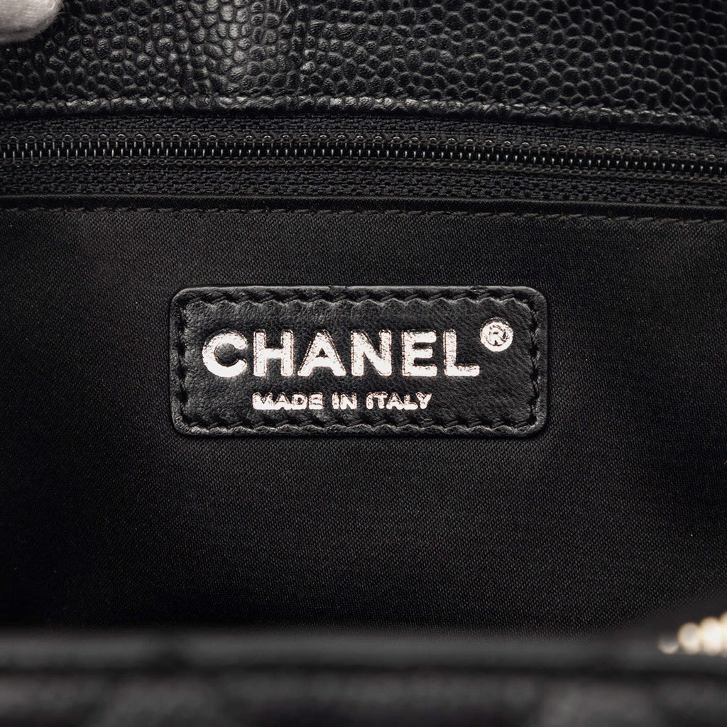 Chanel Black Caviar Grand Shopping Tote