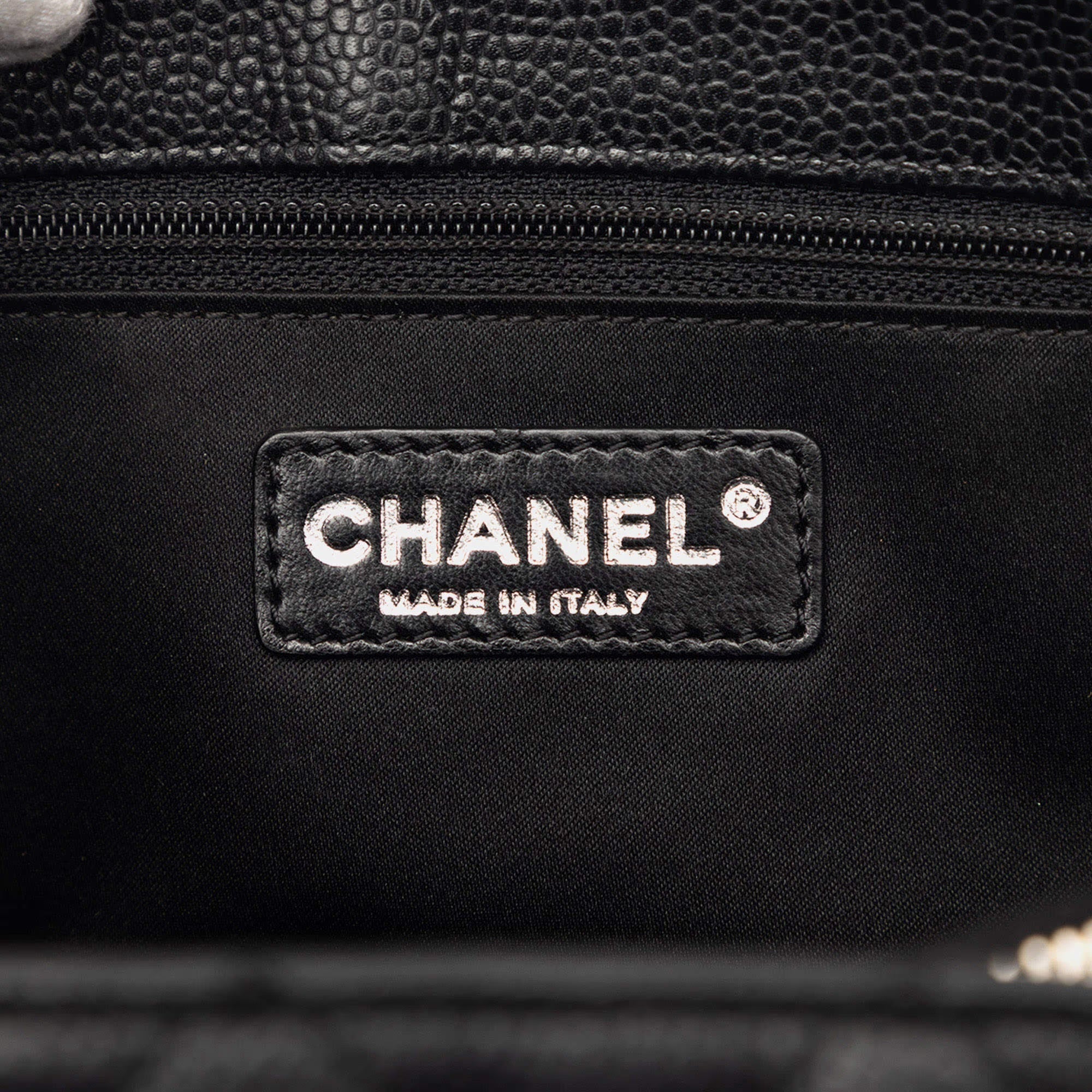 Chanel Black Caviar Grand Shopping Tote
