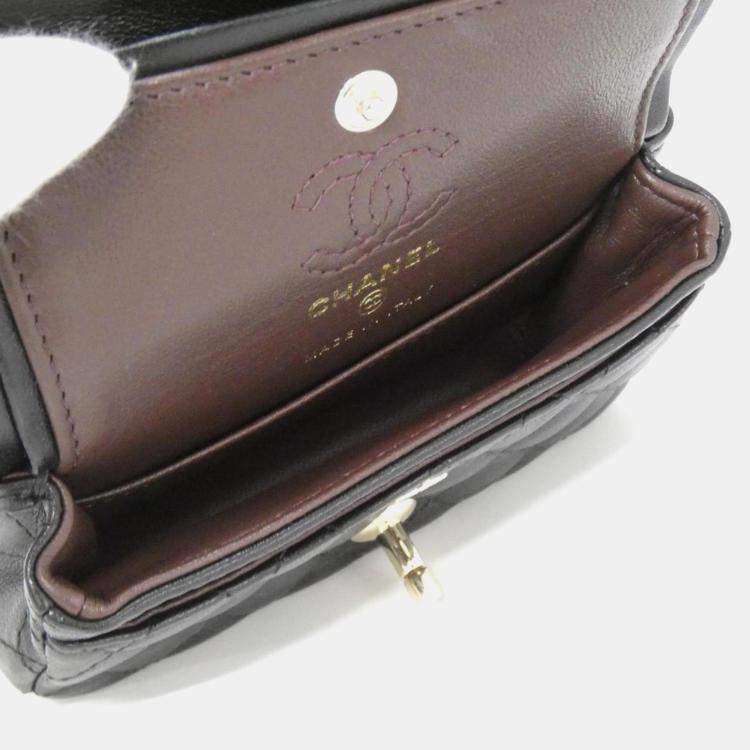Chanel Flap Black Leather Bag