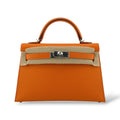 Hermes Kelly Mini Orange Epsom PHW