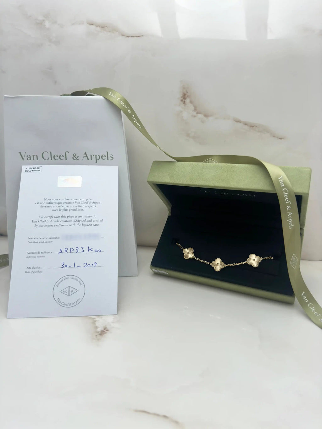 Van Cleef And Arpels Vintage Alhambra Bracelet VCARP3JK00