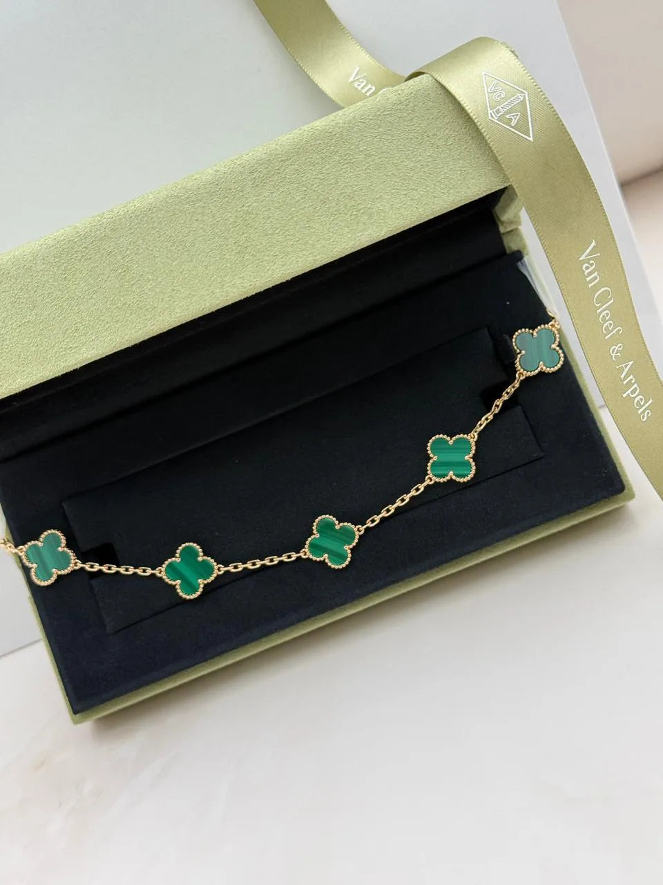 Van Cleef And Arpels Vintage Alhambra Yellow Gold Bracelet