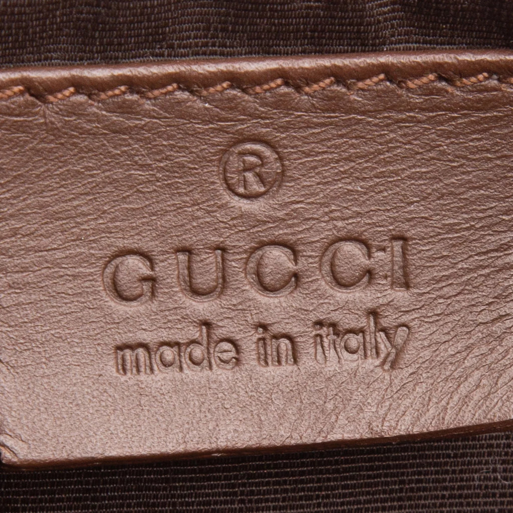 Gucci Brown GG Canvas Boat Pochette