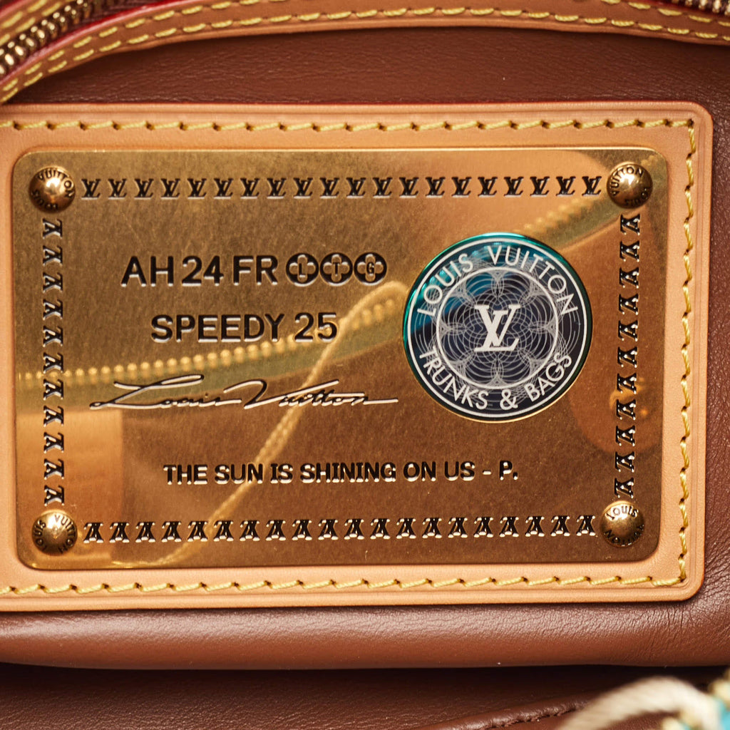 Louis Vuitton Speedy P9 Bandoulière 25 Turquoise Leather Bag
