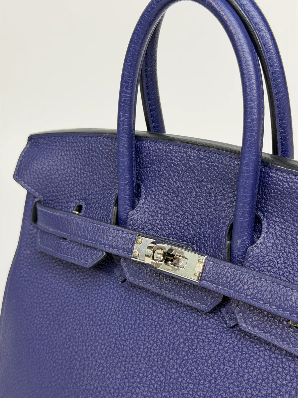 HERMÈS BIRKIN 25 IN BLUE SAPPHIRE TOGO WITH PALLADIUM HARDWARE