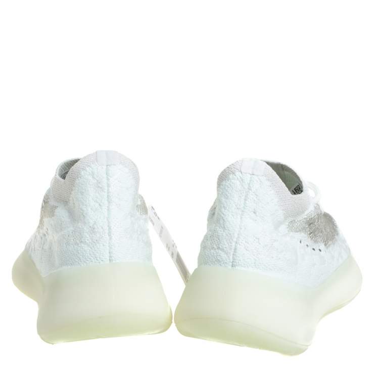 Yeezy x adidas Mint Green Knit Fabric Boost 380 Calcite Glow Sneakers Size 37 1/3