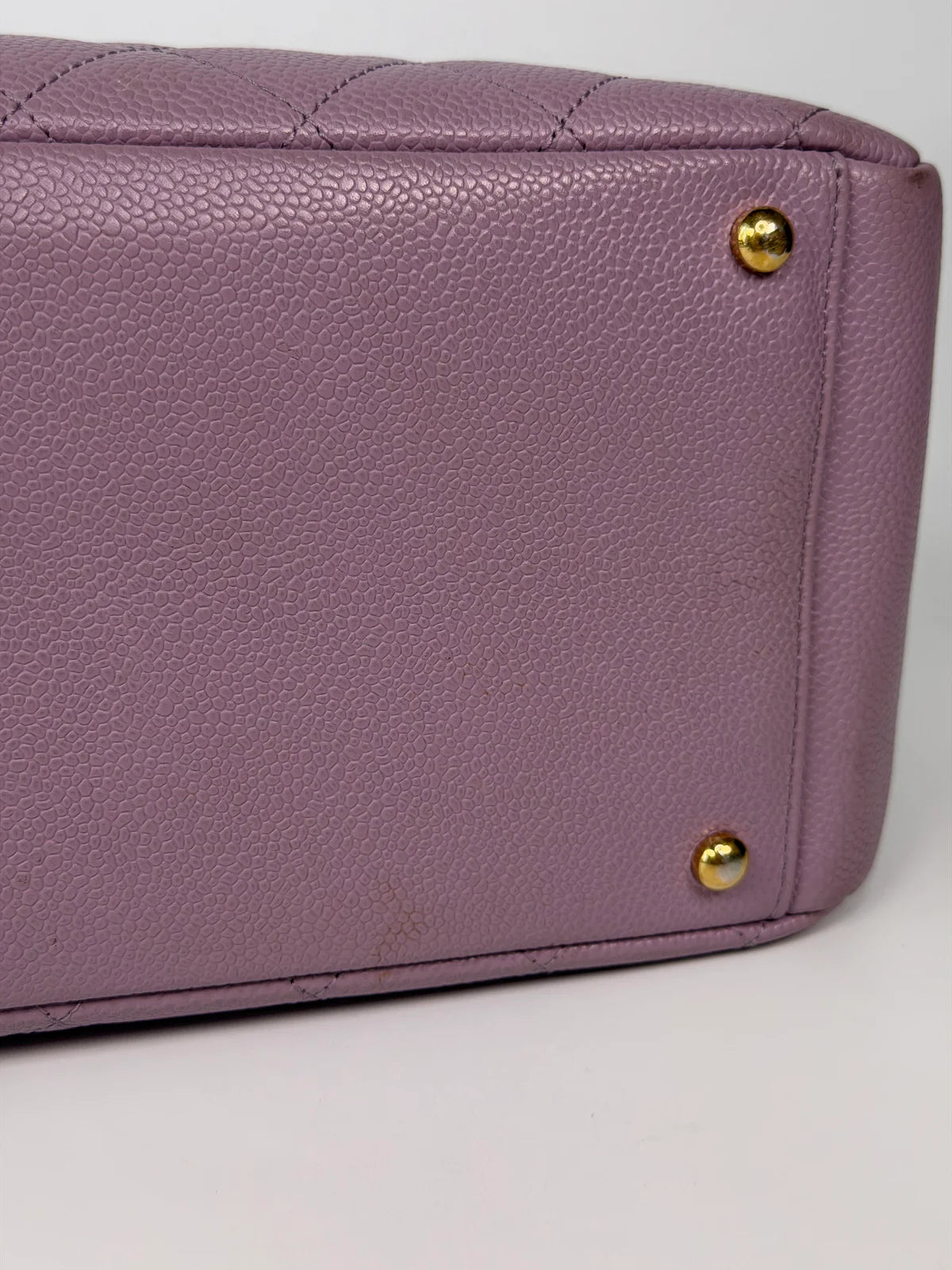 CHANEL PETITE TIMELESS TOTE IN LILAC CAVIAR LEATHER WITH GOLD HARDWARE