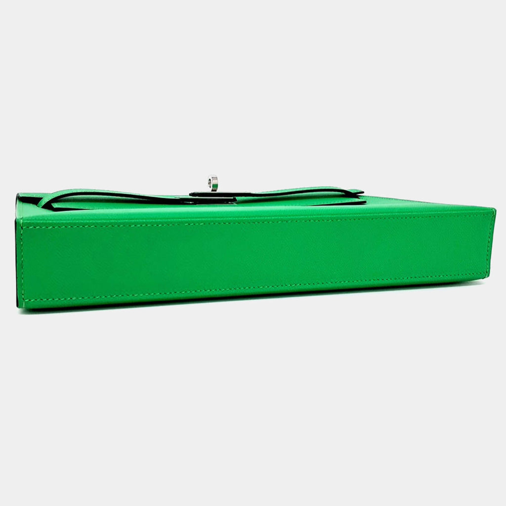 Hermes Leather Vert Cosmics Kelly Elan (B)