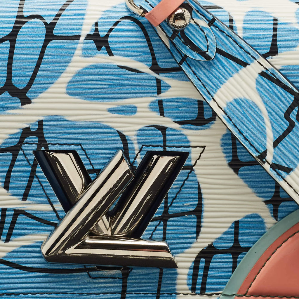 Louis Vuitton Twist Multicolor Leather and Patent Leather Wallet On Chain