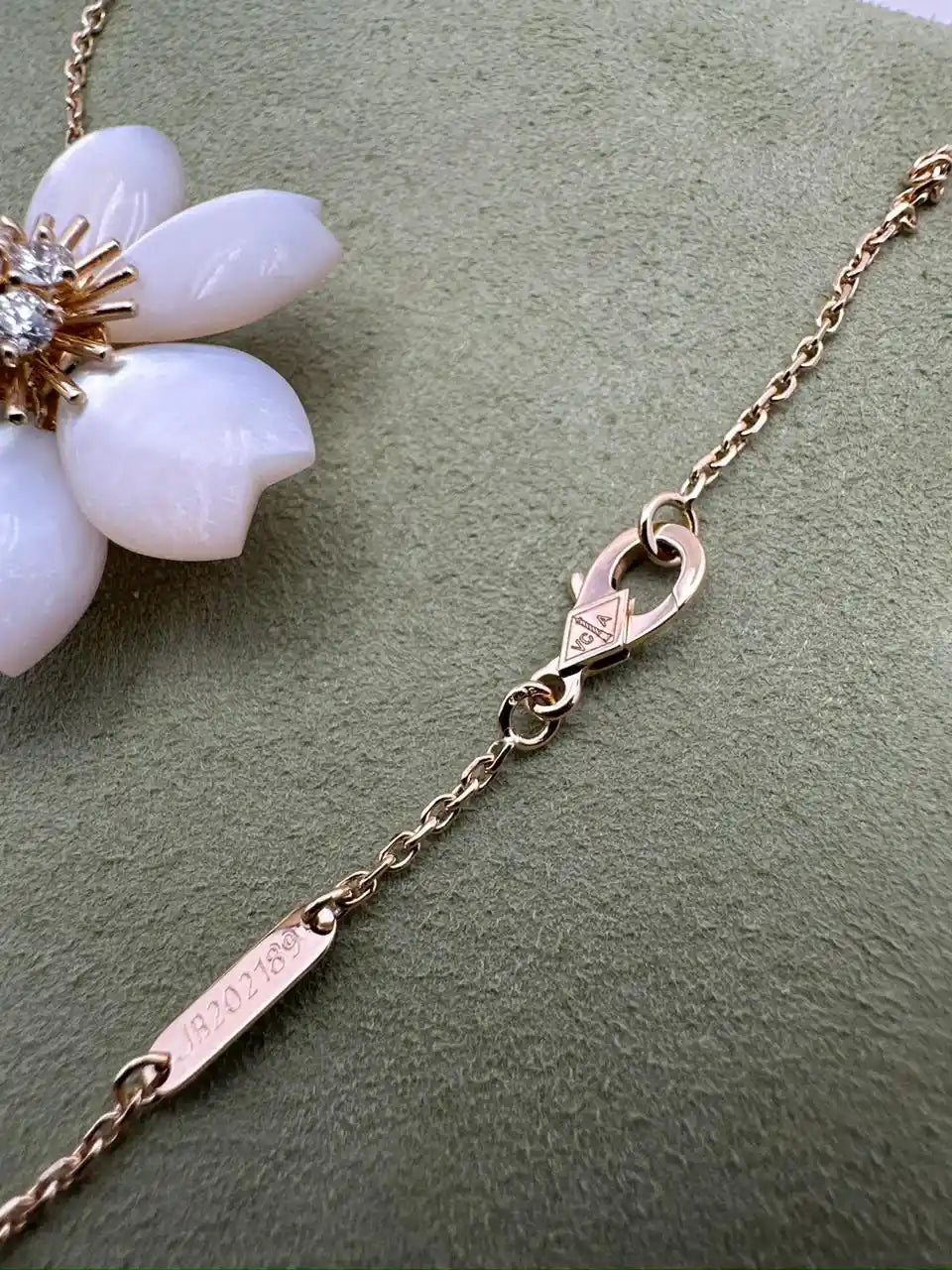 Van Cleef And Arpels Rose De Noel Clip Pendant