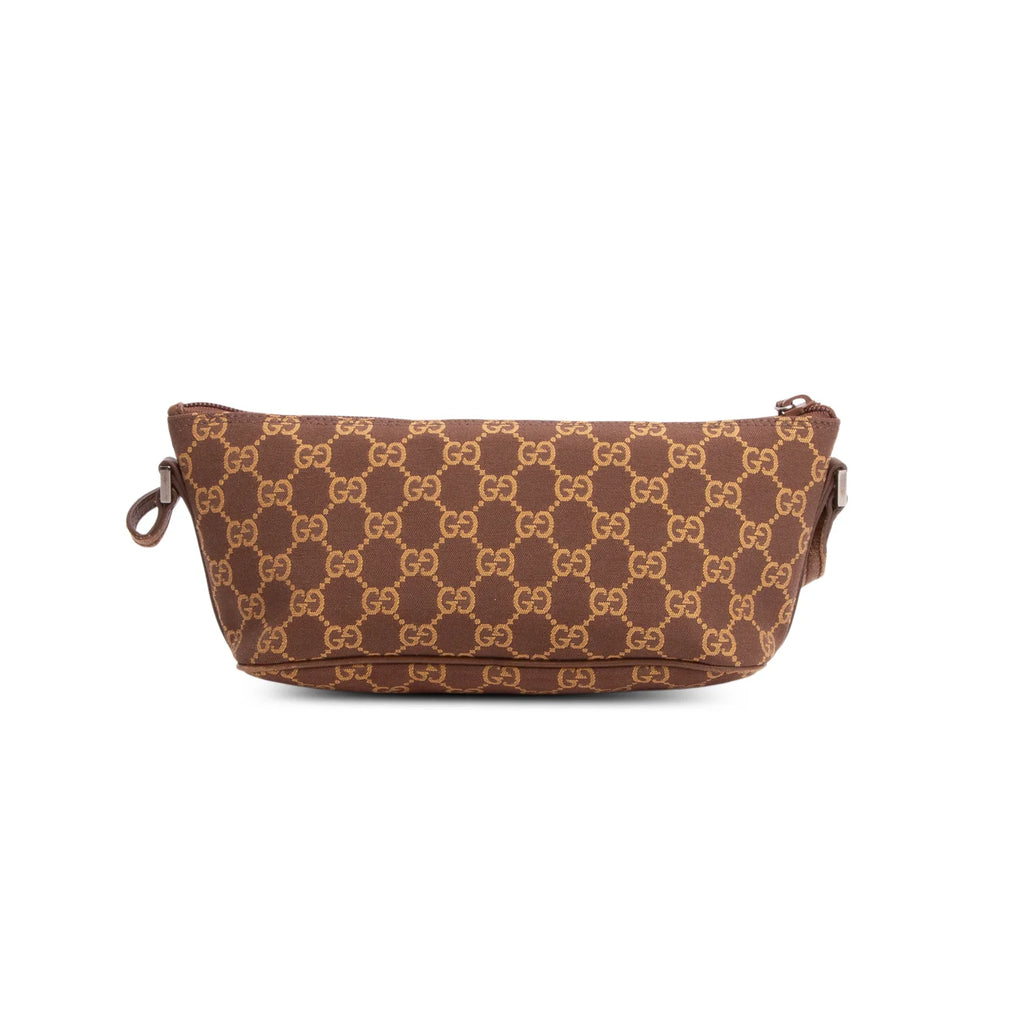 Gucci Brown GG Canvas Boat Pochette