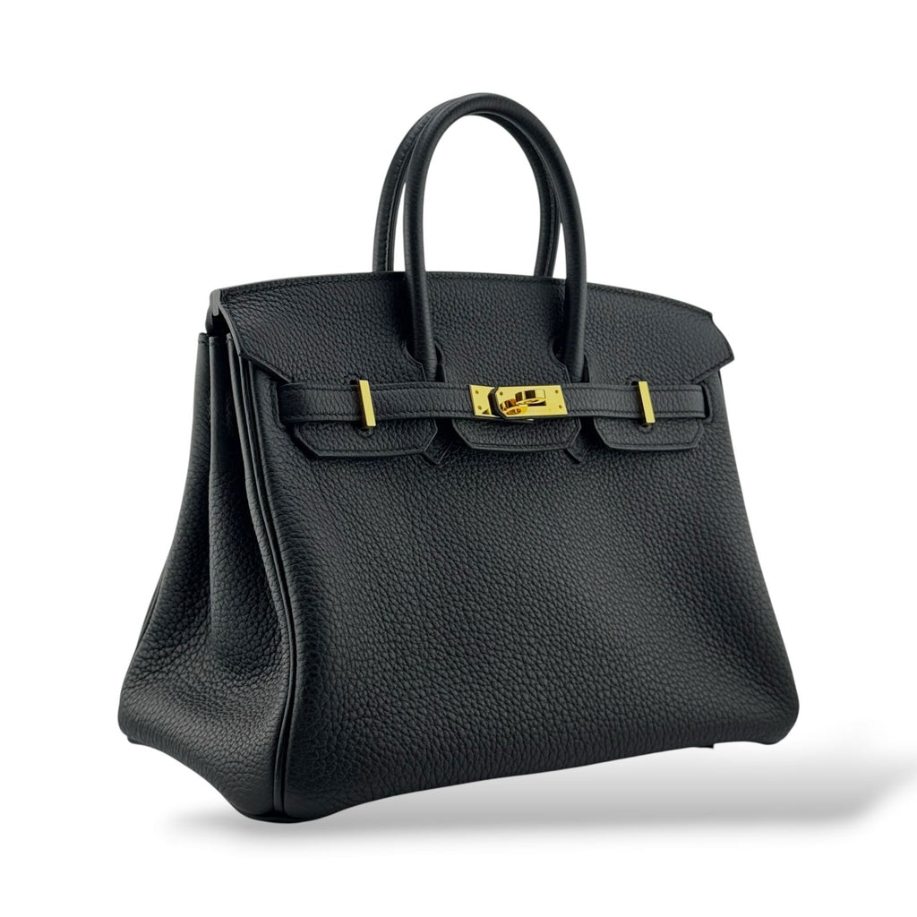 Hermes Birkin 25 Black Togo GHW