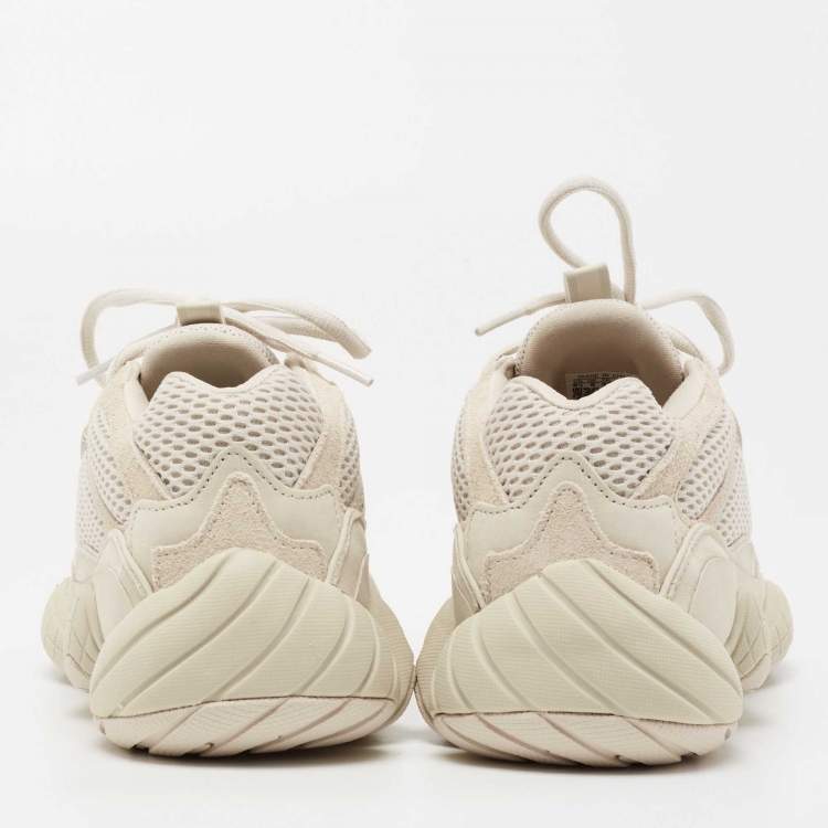 Yeezy x Adidas Off White Mesh And Suede 500 Blush Sneakers Size 42